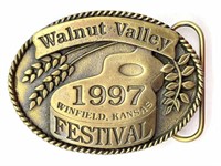 Walnut Valley Winfield, Kansas 1997 Belt Buckle