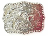 1986 Hesston National Finals Rodeo Belt Buckle