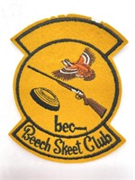 Vintage Beech Skeet Club Patch 6” x 4.5”