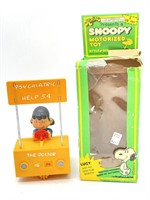 Vintage Snoopy Motorized Toy with Original Box