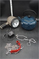Spot Light, Metal Teapot & More