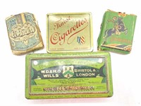Vintage/Antique Cigarette Tins and Paper