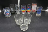 Coca Cola, Pepsi, Sports, and Other Glasses
