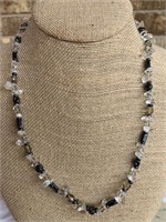 Sterling Silver & Rock Crystal Necklace