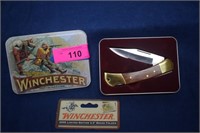 2005 Winchester Folding Knife w/ Wood Handle