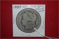 1885-CC Morgan Silver Dollar   Low Mintage