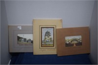Three Vtg Prints of Catalina Island, Calif Casino