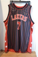 Lakers Black & Red Reversible Jersey