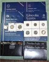 Large lot: (2) 1978 & (1) 1979 US proof sets, 9 ni