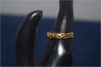 14K Gold Link Band   Size 11-1/2