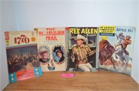 Four Vintage Western Comics
