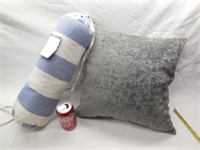 Outdoor Roll Pillow & Decorative Toss Pillow