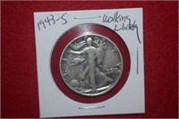 1943-S Walking Liberty Half Dollar