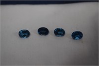 9.65 ctw Blue Topaz Stones
