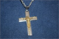 Stainless Steel Cross & Chain