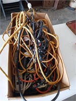 Box of drop cords and power strips