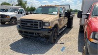 2004 Ford F450 SD Flatbed Truck,