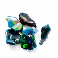 7.3 Carats Black Opal Gemstones