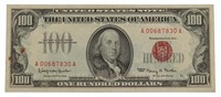 1966 Red Seal $100 United States Note