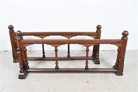 Antique Carved Hand Turned Railing