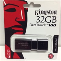 32G Kingston Clé USB DataTraveler100 G3 Neuf