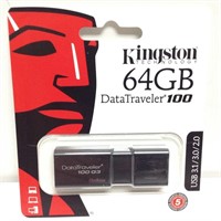64G Kingston Clé USB DataTraveler100 G3 Neuf