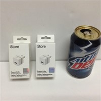 2 cubes alimentation usb iStore original Neuf