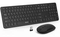 Wireless Keyboard and Mouse, Jelly Comb 2.4GHz