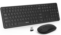 Wireless Keyboard and Mouse, Jelly Comb 2.4GHz