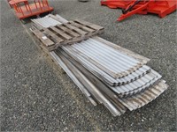Assorted Used Roofing Tin