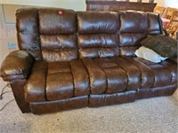 NICE COUCH - WITH RECLINER ON ENDS