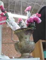 VASE WITH ARTIFICIAL FLOWERS