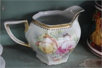 J.S. GERMANY HAND PAINTED PITCHER