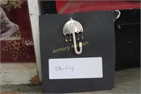 STERLING UMBRELLA PIN