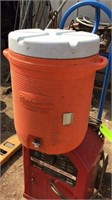 Orange 10 gallon water cooler