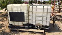 2 Plastic Square Tanks