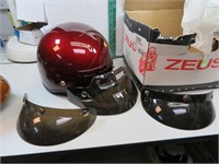 Zeus Medium Size Helmet with Sun Visors Looks