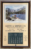 1952 Griffin & Simpson Ltd July 1953 Framed Callen