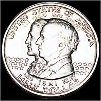 1921 Alabama Half Dollar ABOUT UNC