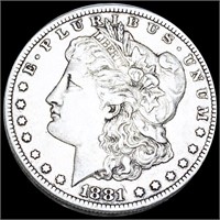 1881-CC Morgan Silver Dollar XF