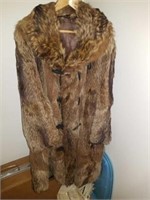 Raccoon jacket in fair condition