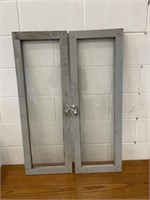 Pair of Antique Wooden Window Frames