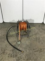 Hose and hose reel w/ sprinkler head