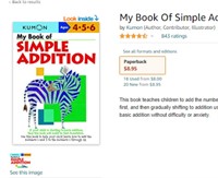 My Book Of Simple Addition Paperback