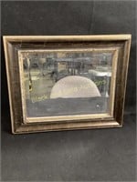 Vintage small Mirror 18in x 16in