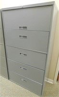 STEELCASE 5 DRAWER LATERAL FILE