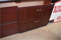 MAHOGANY FINISH 2 DR. LATERAL FILE