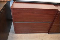 MAHOGANY FINISH 2 DR. LATERAL FILE