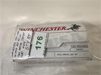 Winchester 40 S&W 165gr FMJ FN qty 85