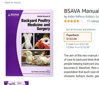 BSAVA Manual of Backyard Poultry Paperback